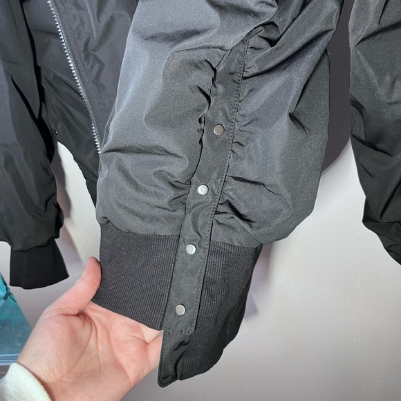 Athleta Jetset Bomber Jacket Black 1X NWT - Picture 12 of 13
